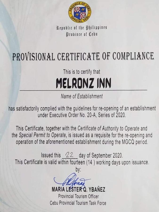 Melronz Inn Oslob Kültér fotó